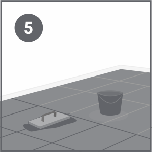how to tile a floor step five