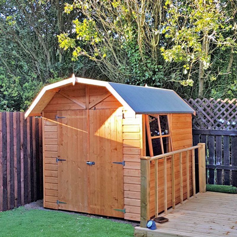 Shire Barn Shiplap Apex Shed - 7ft x 7ft