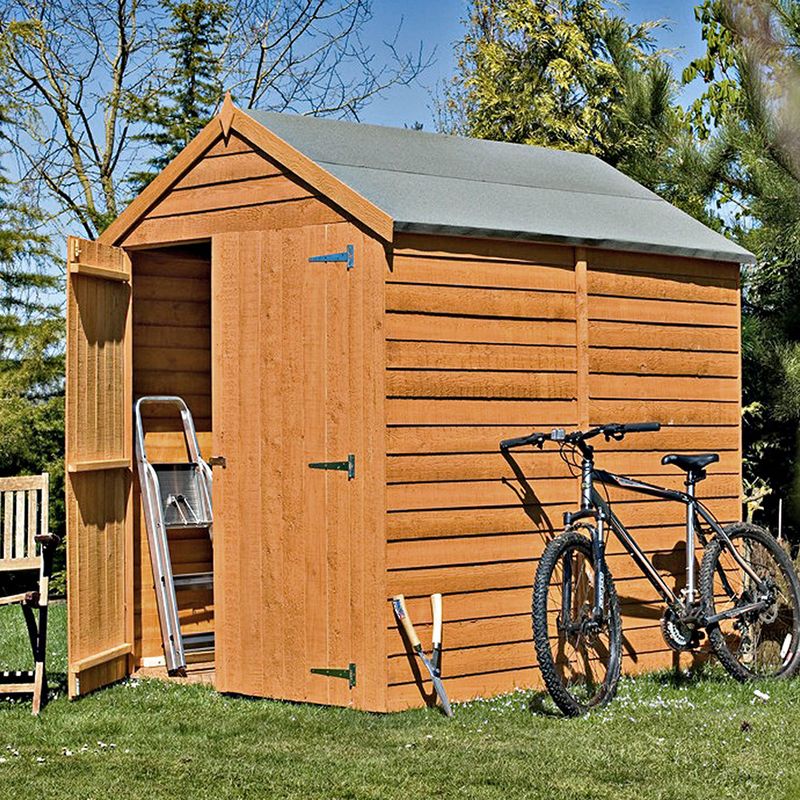 Shire Overlap Apex Shed - 6ft x 6ft