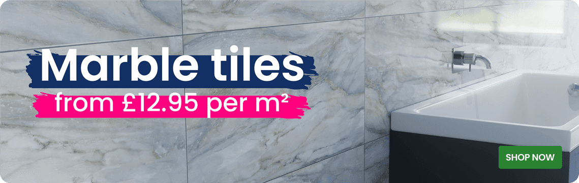 Marble tiles from £12.95 per m2  